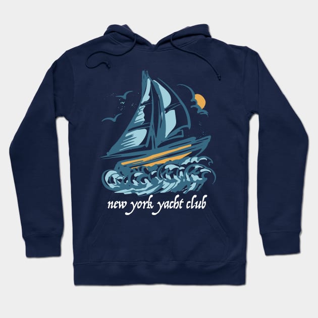 New York Yacht Club Hoodie by FunSillyShop